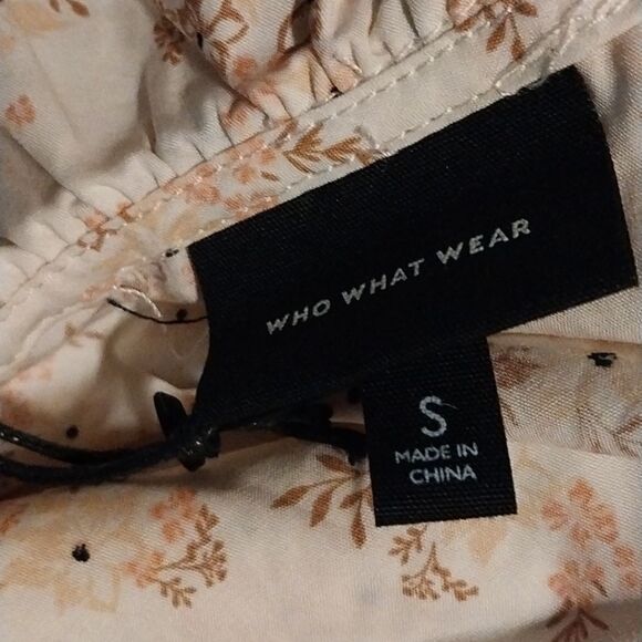 Who What Wear Women Ruffle Charming Floral Midi Dress NWT Size S - Picture 6 of 15